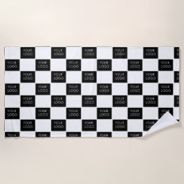 Toalla De Playa Moderna promoción del logotipo comercial profesion