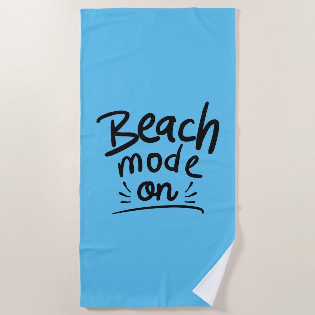 Toalla De Playa Modo Playa Activado (Anverso)