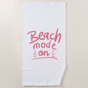 Toalla De Playa Modo Playa Activado