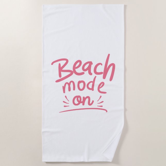 Toalla De Playa Modo Playa Activado (Anverso)