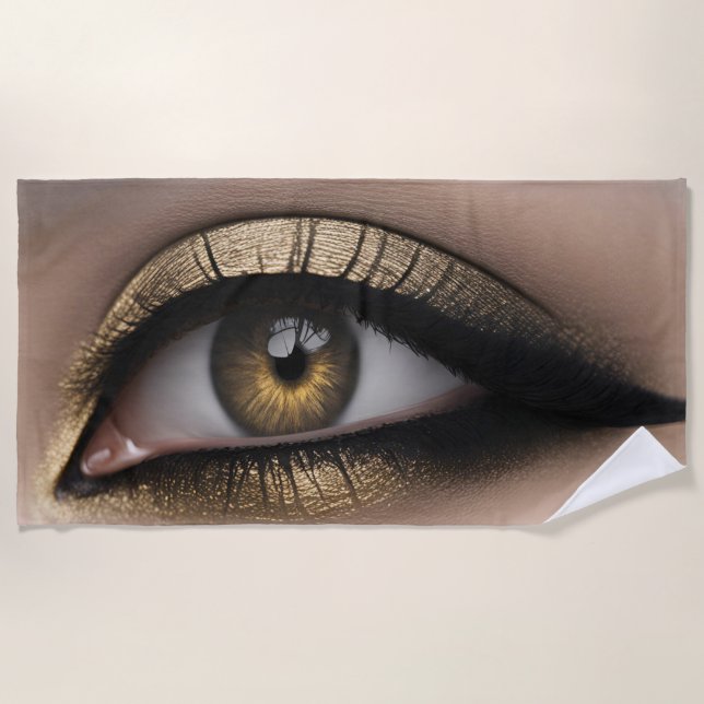 Toalla De Playa modulo eyes (Anverso)