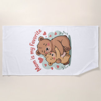 Toalla De Playa Mom Is My Favorite