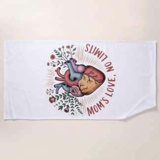 Toalla De Playa Mom’s Love, No Limits
