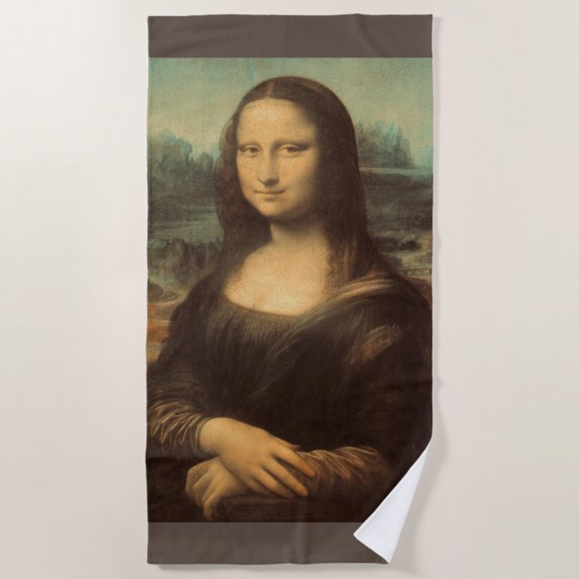 Toalla De Playa Mona Lisa (Anverso)