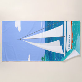 Toalla de Playa Monograma