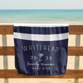 Toalla De Playa Monograma de la Marina de la Banda de Palma Náutic