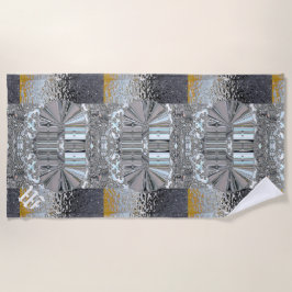 Toalla De Playa Monograma moderno vansophe