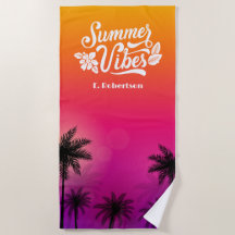 Monograma Noche de verano Ombre Tropical