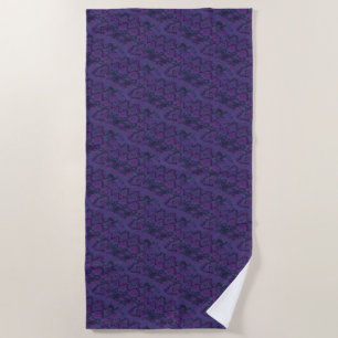 Toalla De Playa Monopoly Purple