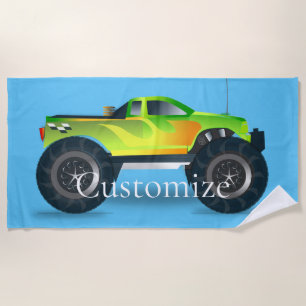Toalla De Playa Monster Truck Thunder_Cove