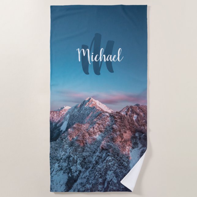 Toalla De Playa Monstruo de cielos mágicos Storžič Eslovenia (Anverso)