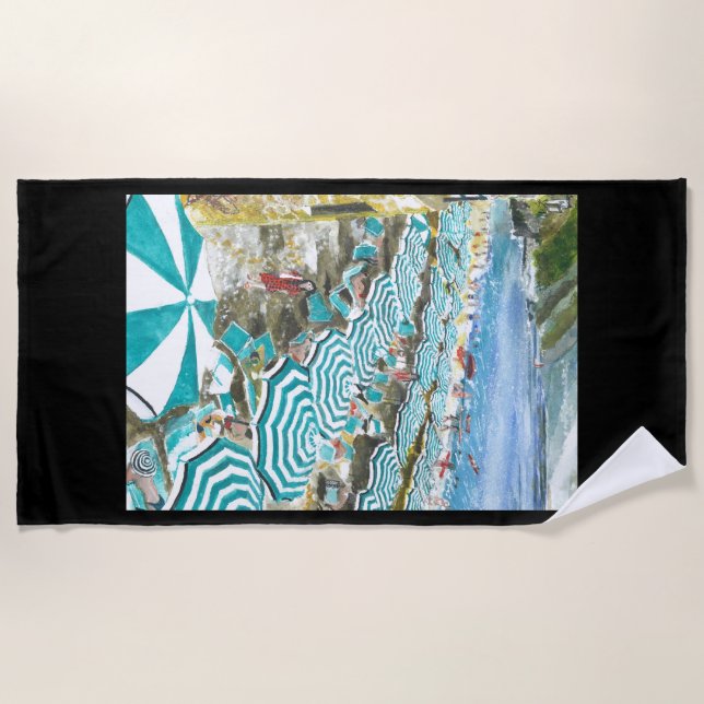 Toalla De Playa Monterosso al Mare, Italia (Anverso)