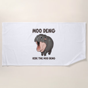 Toalla De Playa Moo Deng Ride The Moo Deng T-Shirt