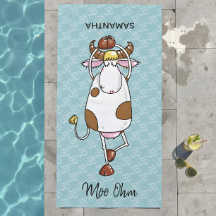 Toalla De Playa Moo Ohm Cow