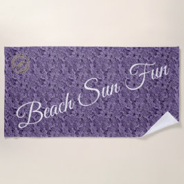 Toalla De Playa Morado moderno