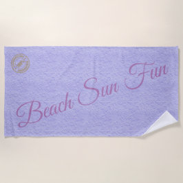 Toalla De Playa Morado moderno