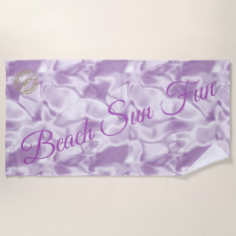 Toalla De Playa Morado moderno