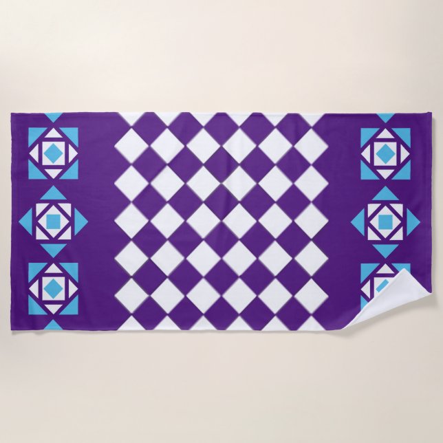 Toalla De Playa Mosaico (Anverso)