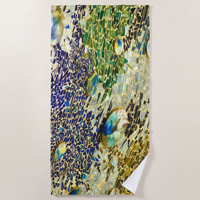 Toalla De Playa Mosaico español (Anverso)
