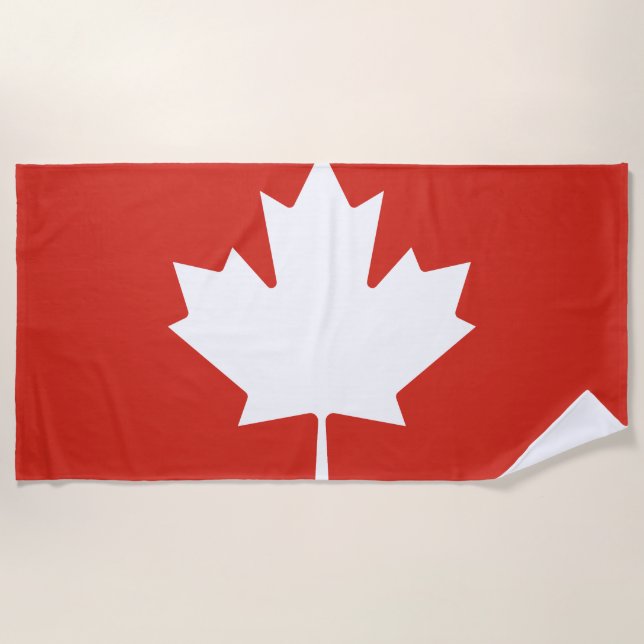 Toalla De Playa Mostrar tus colores - Canadá (Anverso)
