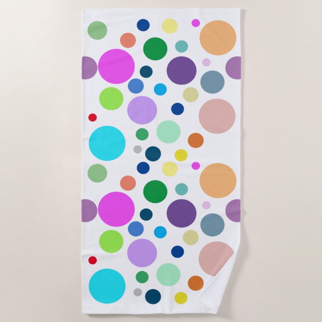 Toalla De Playa motif rond (Anverso)