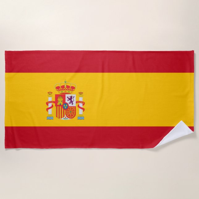 Toalla De Playa Muestra tus colores - España (Anverso)