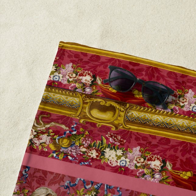 Toalla De Playa Mundo antiguo quichotte giratorio barroco (In situ)