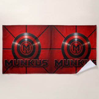Toalla De Playa munkus/emblema escudo/toalla/toalla roja/baño