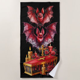 Toalla De Playa Murciélagos Vampiros