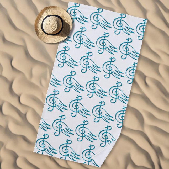 Toalla De Playa música de pájaro azul (Subido por el creador)