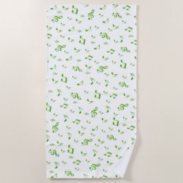 Toalla De Playa música, música, nota, melodía, negro, sonido, clef