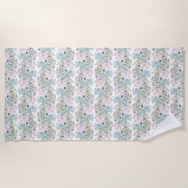 Toalla De Playa MusiK (Anverso)