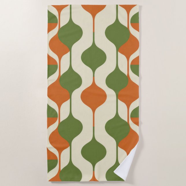 Toalla De Playa Mustard Bloom (Anverso)