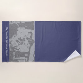 Toalla De Playa My Favorite Spinning Coach