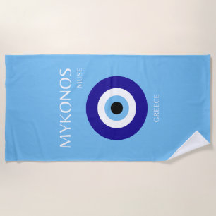 Toalla De Playa Mykonos Muse, azul