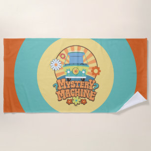 Toalla De Playa Mystery Machine Van Floral Graphic