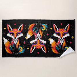 Toalla De Playa Mystic Fox
