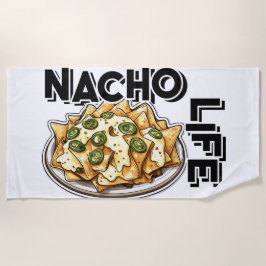 Toalla De Playa Nacho Life, nacho lover,