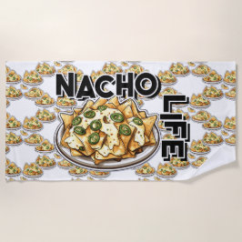 Toalla De Playa Nacho Life, nacho lover,