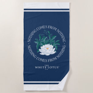 Toalla De Playa Nada Viene De Nada: El Lotus Blanco