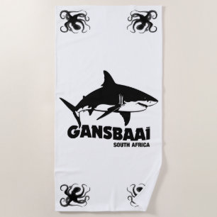 Toalla De Playa Nadando Con Grandes Tiburones Blancos - Buceo En G