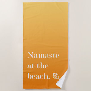 Toalla De Playa Namaste En La Playa