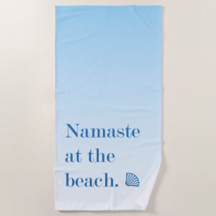 Toalla De Playa Namaste En La Playa
