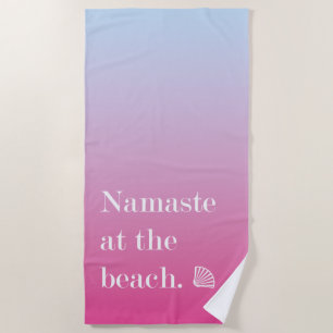 Toalla De Playa Namasté en la playa