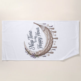 Toalla De Playa Nap Time Is My Happy Hour