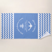 Náutica de Ancla Azul y Blanca de 50 años