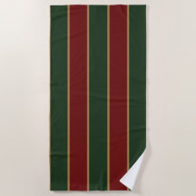 Navidades Clásicos Verde Y Rojo Con Trigo De Oro