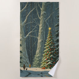 Toalla De Playa Navidades de Solstice Spruce