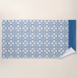 Toalla De Playa Navidades hojas y pétalos de flores