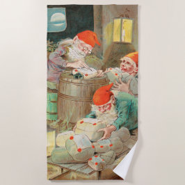 Toalla De Playa Navidades suecos Santa (por Jenny Nyström)